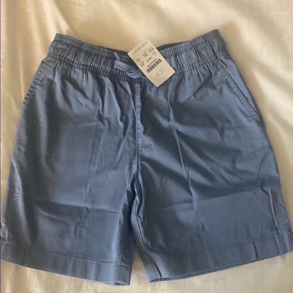 Crewcuts Blue Elastic Waist Shorts Size 6 NWT